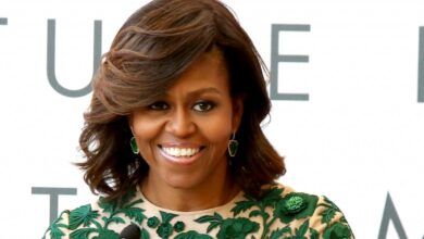 Michelle Obama: ‘Any man who uses his strength to oppress women is a coward’