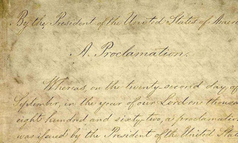 Emancipation Proclamation – Definition, Dates & Summary