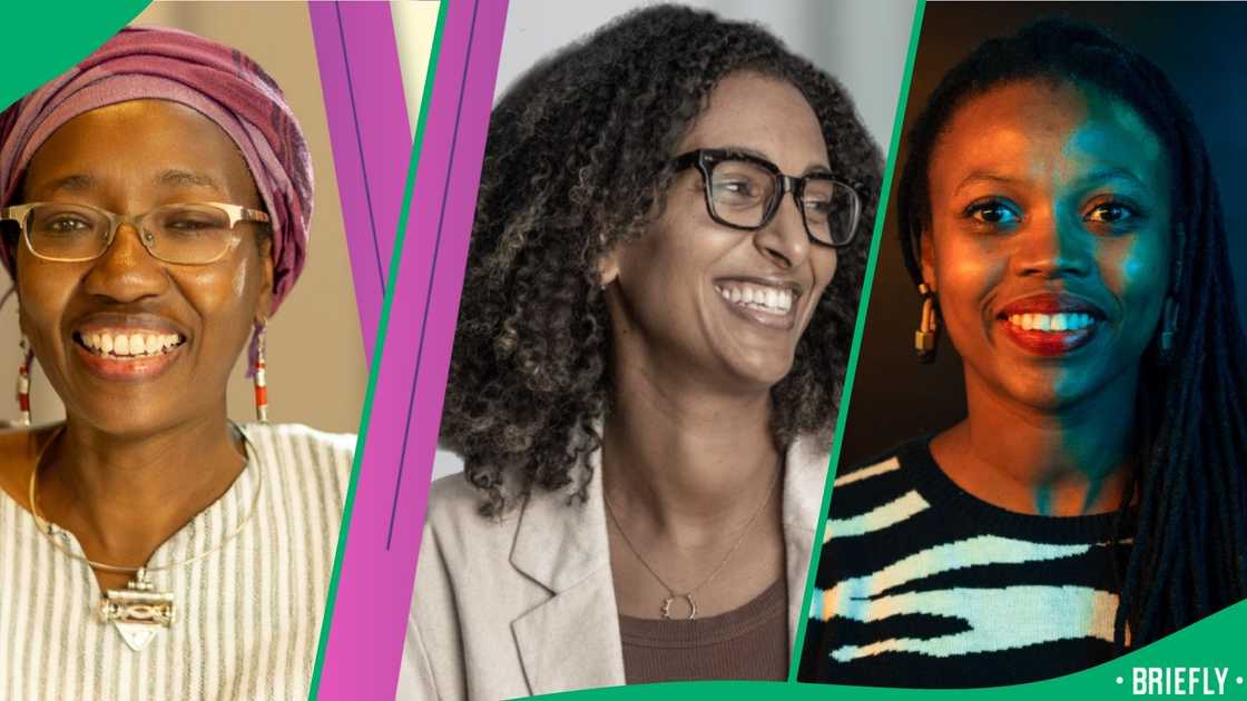 Three African entrepreneurs. Three African entrepreneurs.