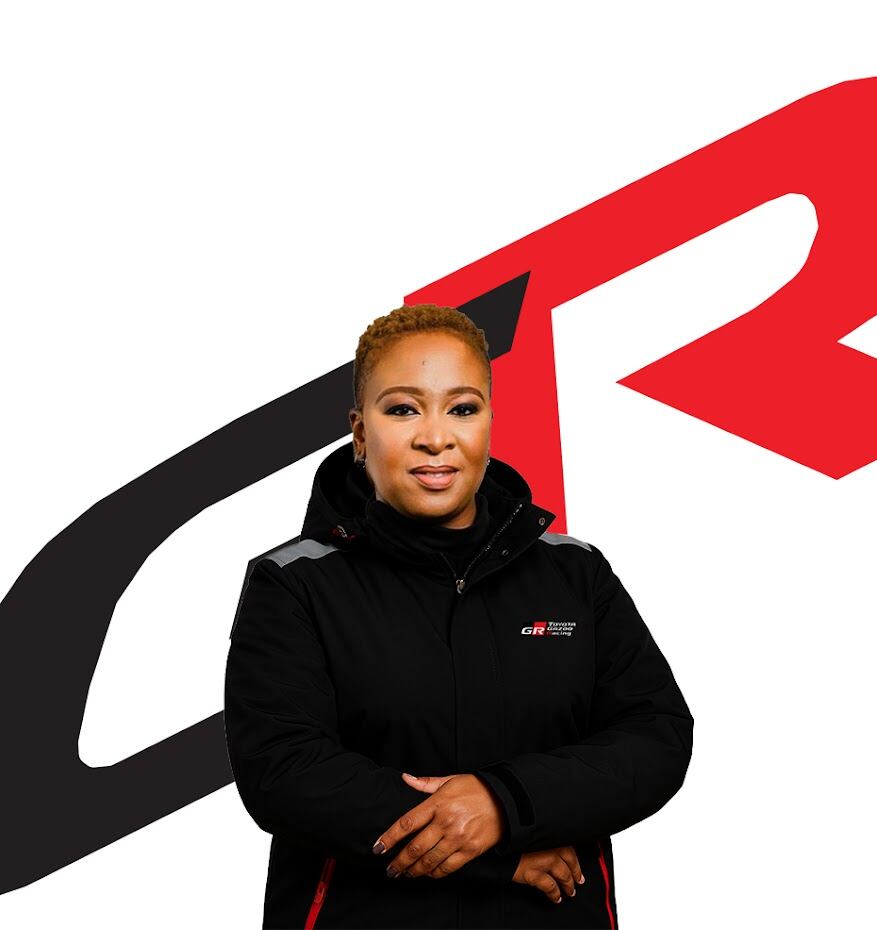 Karabo Sethusa excels in the demanding position of marketing manager for Toyota Gazoo Racing.