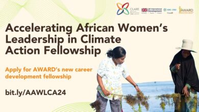 The AWARD Climate Action (ACA) Fellowship 2025 for high-potential African women. – Opportunities For Africans